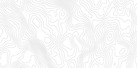 Obraz premium Abstract wave curved lines topographic contours map background. Abstract geographic wavy and curve grid lines map background.