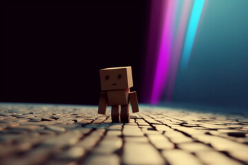 The wood of businessman walking on the street