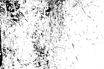 Rough black and white texture vector. Distressed overlay texture. Grunge background. Abstract textured effect. Vector Illustration. Black isolated on white background.
