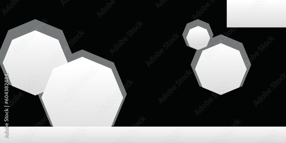 Poster circle triangle line background with abstract style