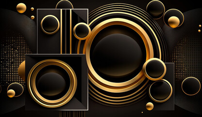 abstract background with speakers