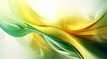 abstract green background with waves