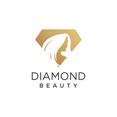 Diamond logo vector with unique style