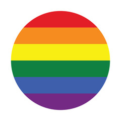 Gay Pride Flag. Traditional symbol for the entire LGBTQ+ community and gay men