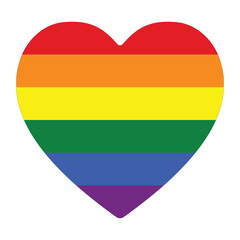 Gay Pride Flag. Traditional symbol for the entire LGBTQ+ community and gay men