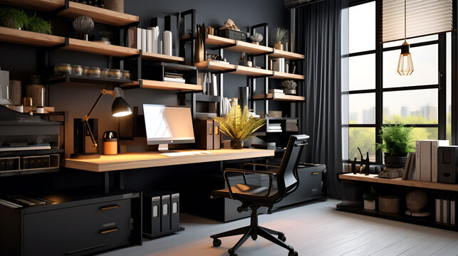 modern homeoffice workspace
