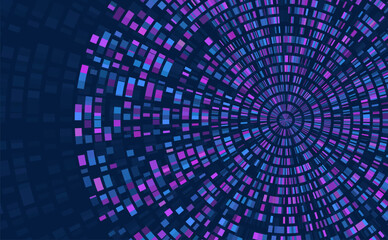 Dna test infographic. Genome sequence map.