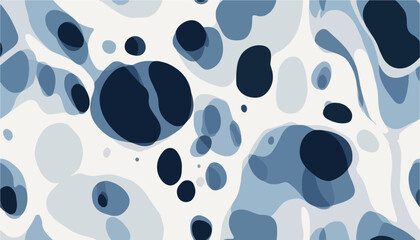 Modern abstract liquid circles pattern. Trendy vector template for design