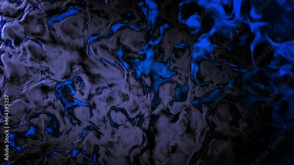 Poster shining blue - purple abstract winking soft forms gradient background - loop video