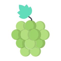 Grapes Flat Icon