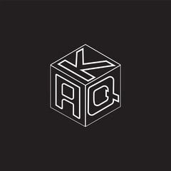 These graphic designs are cube letter logo design., 3d design.