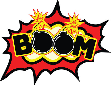comic book explosion icon symbol vector illustration