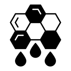 Honey Glyph Icon