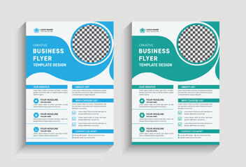 Corporate business flyer design