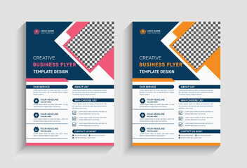 Corporate business flyer design