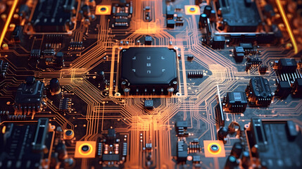 Fototapeta premium Motherboard