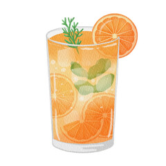 orange juice paper texture