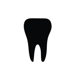 Teeth icon. Dentist teeth logo.