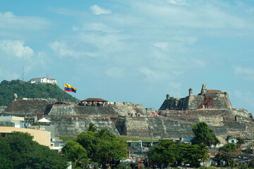 Fototapeta premium Castillo San Felipe Cartagena