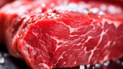 Fresh raw beef meat. Generative AI