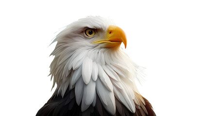 Bald eagle bird, Generative AI