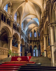 Fototapeta premium Architecture inside Canterbury cathedral in the city of Canterbury, Kent, UK