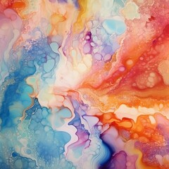 Fototapeta premium Abstract watercolor background