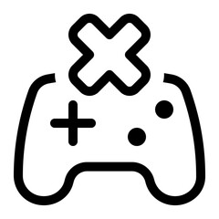 Gamepad Failed Icon © Simple Glyphs