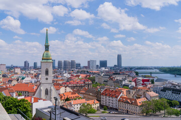 View of the Bratislava, the capital of Slovakia