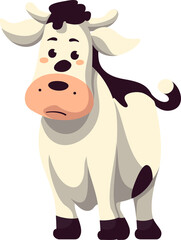 Cute cow mascot 