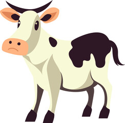 Cute cow mascot 