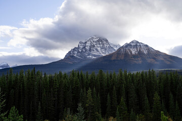 Picturesque Canadian Rocky Mountains in Alberta, Canada. Banff National Park.