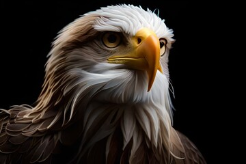 Obraz premium Bald eagle bird, Generative AI