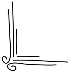 Hand Drawn Doodle Corner 