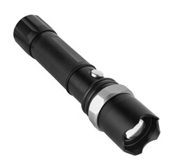 Hand-held LED flashlight