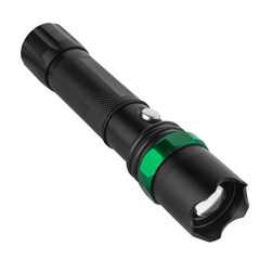 Hand-held LED flashlight
