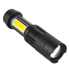 Hand-held LED flashlight
