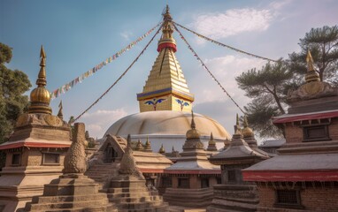 Swayambhunath Stupa, Generative AI