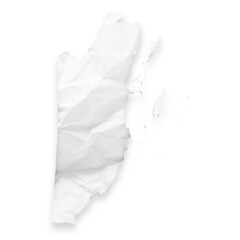 Country map of Belize as a crumpled paper cut-out isolated on transparent background