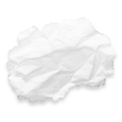 Country map of North Macedonia as a crumpled paper cut-out isolated on transparent background