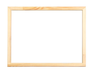 Wooden frame isolated on white. For mirror, photo, picture, painting and others