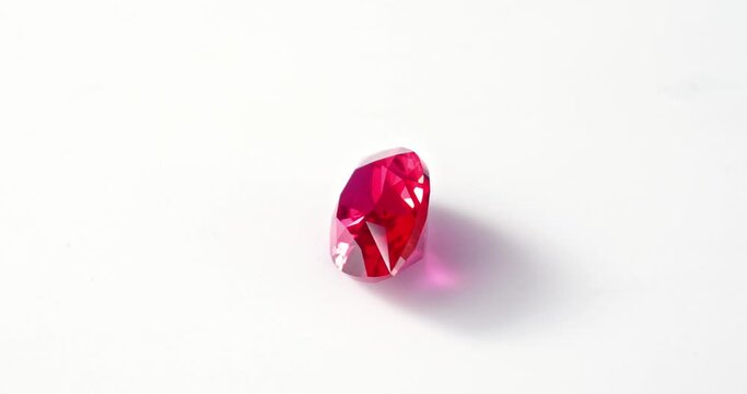 Red Sapphire Stone