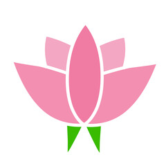 Lotus Flower Logo Icon