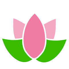 Lotus Flower Logo Icon