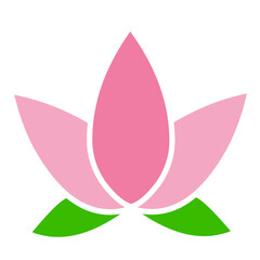 Lotus Flower Logo Icon