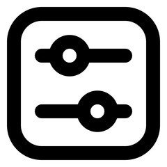 control panel outline