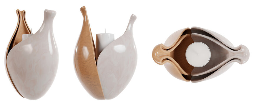 Cachepot | Vaso | Porta-Vela | Original Design 3D