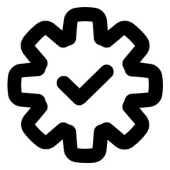 setting outline finance icon