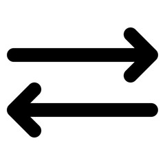 transaction solid Glyph finance icon