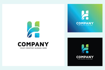 H Letter Initial Logo